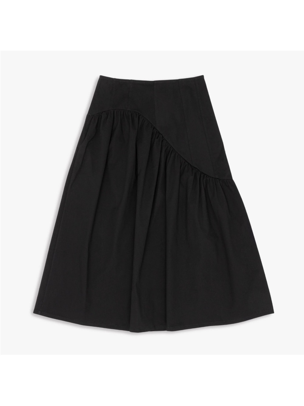 Lisa Says Gah Maeve Black Midi Skirt Size 1XL
